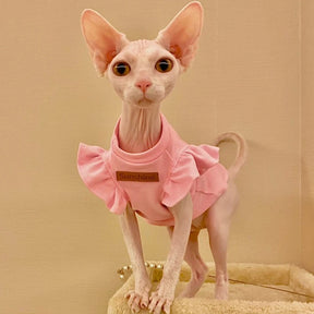 Luxury Sphynx Cat Clothes Summer