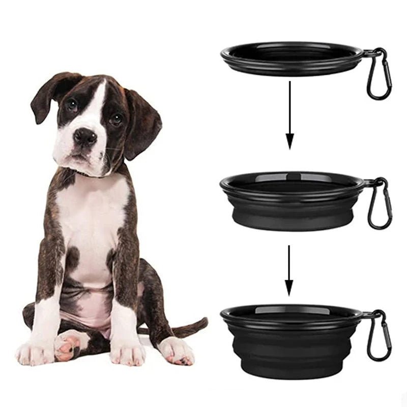 Silicone Dog Feeder Bowl