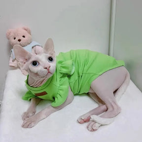 Luxury Sphynx Cat Clothes Summer