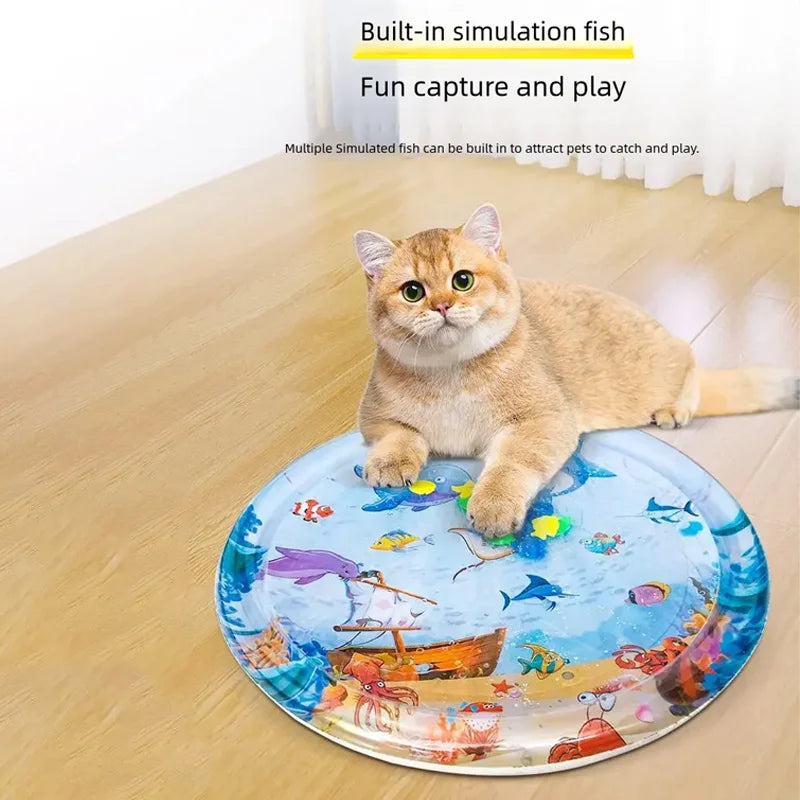 Summer Water Sensory Pet Mat